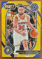 2024-25 Panini Select Stephen Curry Gold Glitter Courtside #209 Basketball Card