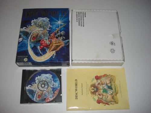 DISCWORLD 1 Pc Cd Rom Terry Pratchett's DISC WORLD Original BIG BOX FAST POST