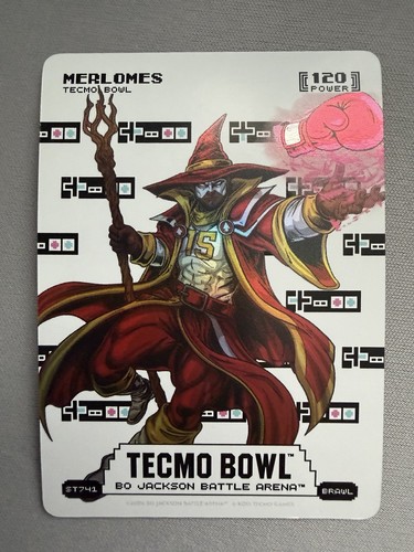 Bo Jackson Battle Arena Tecmo Bowl Merlomes Patrick Mahomes SORE THUMB Foil SP