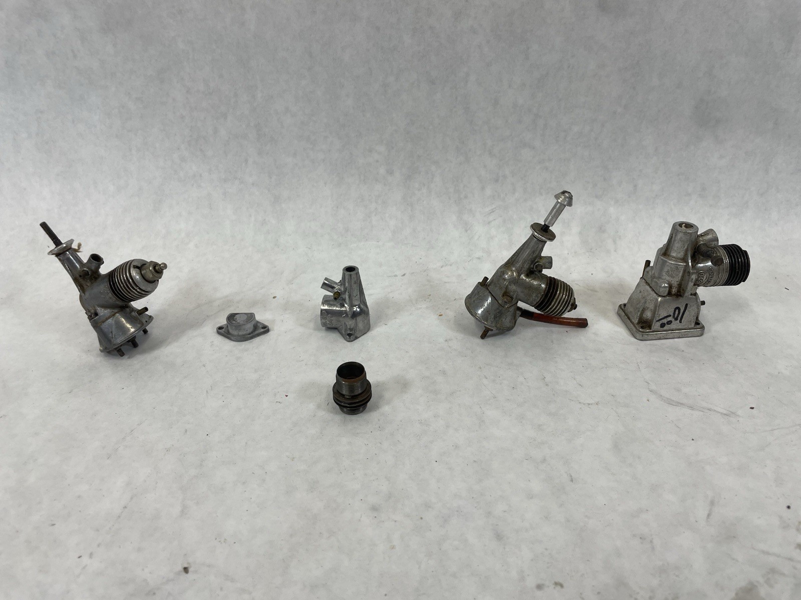 Vintage Miniature Nitro Airplane Engine Parts Lot