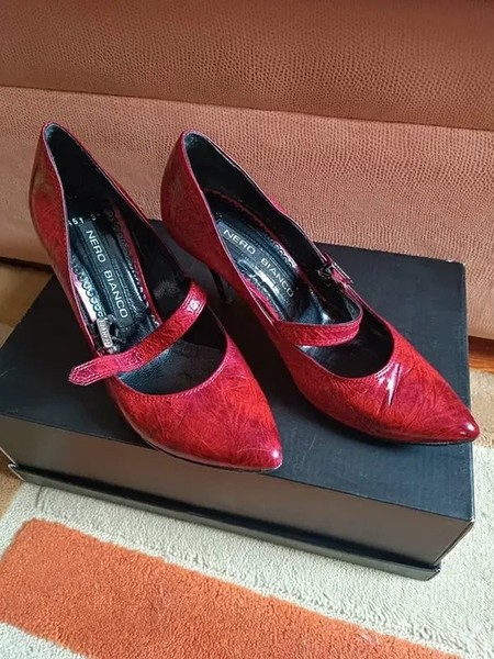 Women Nero Bianco Heels Red 36