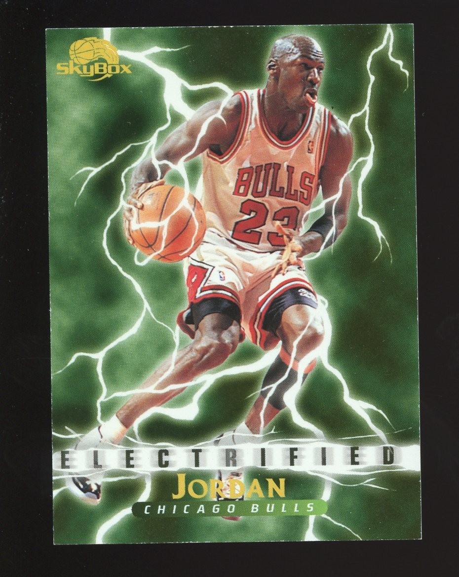 1995-96 SKYBOX PREMIUM MICHAEL JORDAN ELECTRIFIED #278 EX-MT