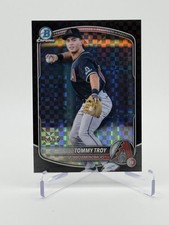 2025 Bowman Draft - Chrome Tommy Troy #BDC-36 Black Refractor /10 (RC)