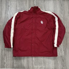 University Of Oklahoma Sooners VTG Red Oak Fleece Lined Jacket Sz XL