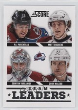 2013-14 Score Team Leaders PA Parenteau Matt Duchene Semyon Varlamov #557 0a4