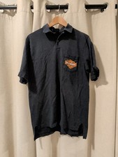 Vintage 90s Harley Davidson Pocket Polo Shirt Men's Size Large St Louis, MO
