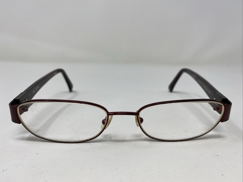 Vera Wang Indulgence BU 52-17-137 Burgundy Metal Full Rim Eyeglasses Frame MS13
