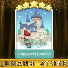 HOGWARTS_BOUNCE_5_STAR_MONO_POLY_-GO_HARRY_POTTER_ALBUM_STICKERS VERY DELIVERY!
