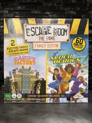 Escape Room The Game, New Family Edition - with 2 New Exciting Escape Rooms |...