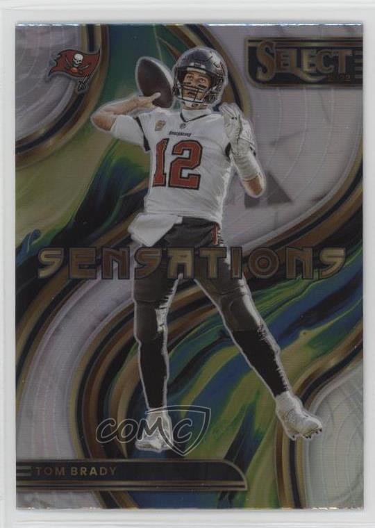 2022 Panini Select Sensations Silver Prizm Tom Brady #SEN-1 3n1