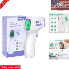 Infrared No Touch Digital Thermometer for Kids Adults Fast Accurate 3-in-1 LCD