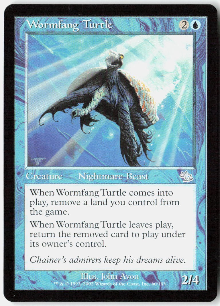 Magic - Wormfang Turtle Judgment [JUD - 60] NM Uncommon