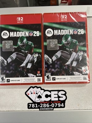Madden NFL 26 for Nintendo Switch (Game-Key Card) [New Video
