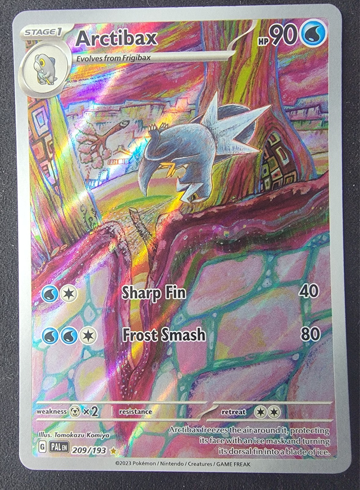 Arctibax 209/193 Paldea Evolved NM Pokemon Card