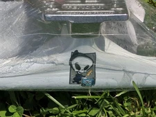 💀 NEW TENSOR TJ ROGERS ALUMINUM REAPER BOX 5.5 WHITE SKATEBOARD TRUCKS SET 💀