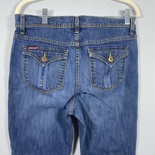 Jordache Straight Leg Denim Blue Jeans Women's Size 10 Medium Wash Mid Rise