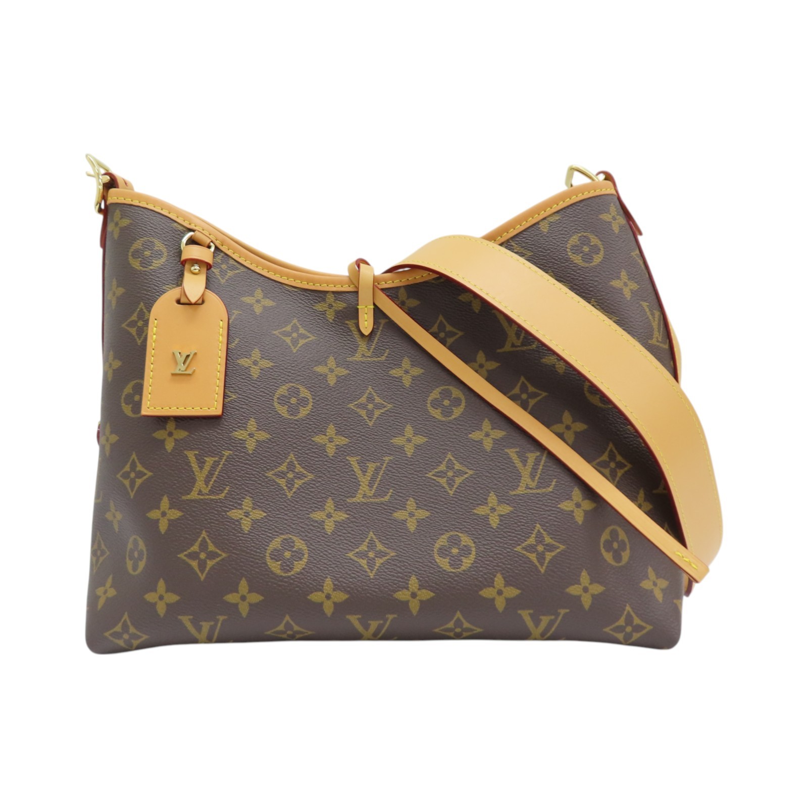 LOUIS VUITTON CarryAll PM Monogram Canvas Shoulder Bag Brown M46203-image