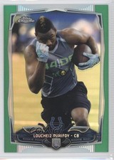 2014 Topps Chrome Green Refractor Loucheiz Purifoy #137 0w8