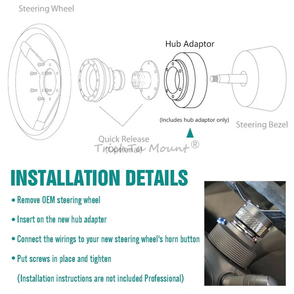 Adaptador de cubo de volante de carreras Boss para Mazda MIATA 323 626 B2200 B2000- MX5 Foto 4 de 4