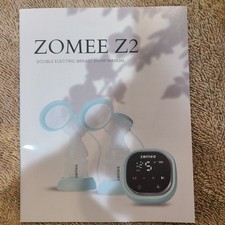 Zomee Z2 Double Electric Breast Pump Bundle w/ Cooler, Storage Bags, And Tote