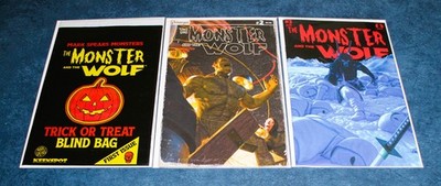MARK SPEARS MONSTERS MONSTER & THE WOLF #1 blind bag #2 A & #3 A variant set NM