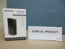 NETGEAR AC1200 NIGHTHAWK WIFI 6 CABLE MODEM ROUTER, C6230,C6230-100NAS-OPEN BOX