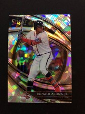 2020 Panini Select Ronald Acuna Jr Cracked Ice Premier Level /25 SSP
