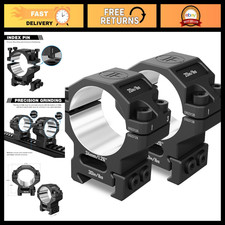 Precision Scope Rings 1" 30mm 34mm, Pre-lapped, Picatinny Mounting, Durable Desi