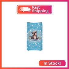 HUISEFOR Otter Print Girl Baby Changing Pad Cover Sheet Infant Newborn Diaper Ta
