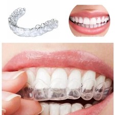 Mouth Guard Dental Clear Gel Gum Shield Night Teeth Grinding - 2PCS/Pack UK