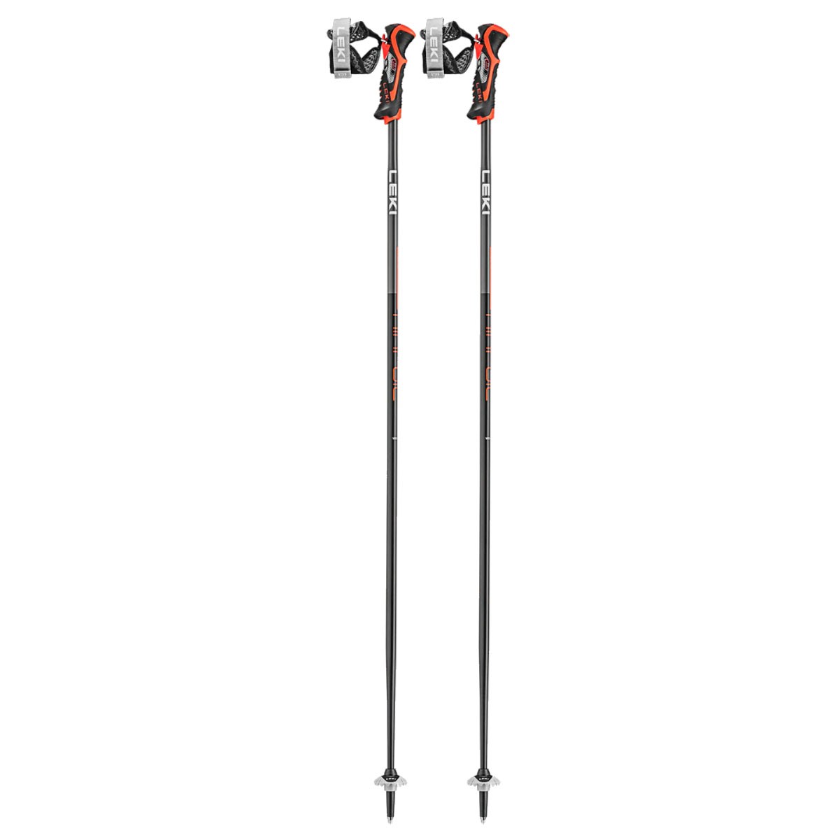 LEKI Airfoil 3D Lightweight Aluminum Ski Poles for Downhill Skiing