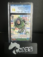 2022 Infinity Buzz Lightyear Weiss Schwarz SR Pixar Disney CGC Perfect 10 Subs
