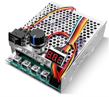 DC Motor Speed Controller Max PWM 3500W , DC 10V-55V 100A Brush Motor LED Di...