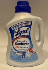 LYSOL Laundry Sanitizer Detergent Additive, Crisp Linen Scent, Jumbo Size 90 oz