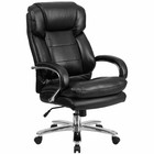 Realspace BTEC600 Big & Tall Executive Office/Desk Chair, Brown Bonded Leather