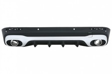 Sto&szlig;stange Diffusor Chrome Endrohre f&uuml;r Mercedes GLB X247 SUV 20+ GLB 35 Design