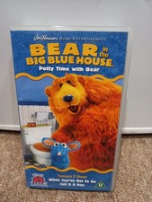 Bear In The Big Blue House Potty Time VHS PAL Children  s Video
