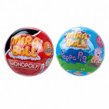 Mira Ball Peppa Pig Monopoly &Uuml;berraschungskugel Pl&uuml;schfigur Blindbox 8 Designs