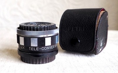 Vintage Petri Japan 2x TELEKONVERTER Objektiv für PETRI PT SLR fit 
