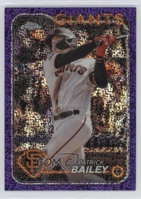 2024 Topps Chrome Purple Speckle Refractor 97/299 Patrick Bailey #194 uk2
