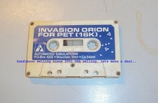 Commodore PET 16K Invasion ORION game on Tape...