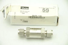 Parker 6A-F6L-1-SS, Instrumentation Filter, Pipe Size 3/8", New
