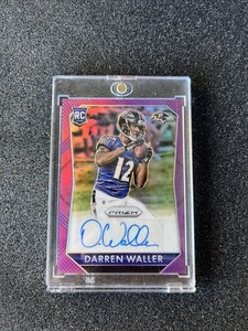 2015 Panini Prizm - Rookie Signatures Darren Waller #RS-DW Violet Prizm (AU, RC)
