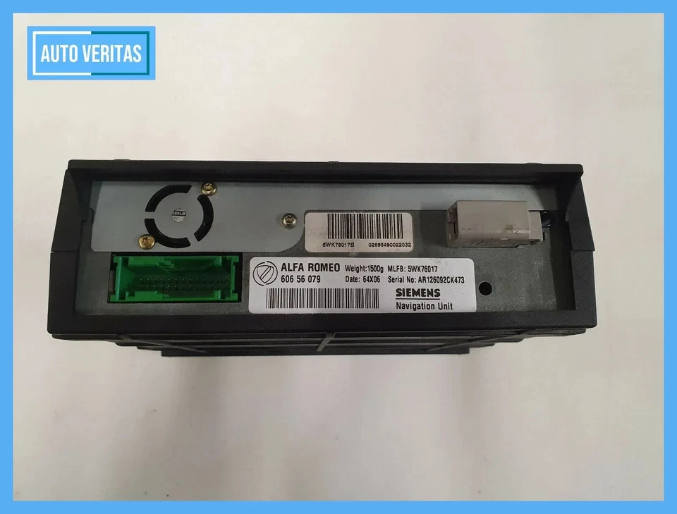 Original Alfa Romeo Calculator Navigation 60656079 / 5WK76017 - Image 4 of 4