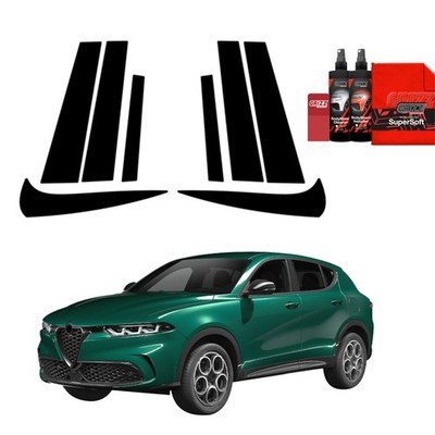 8in1 Schwarze Folie für Alfa Romeo Tonale (2022-2025) Grizz Protector Film