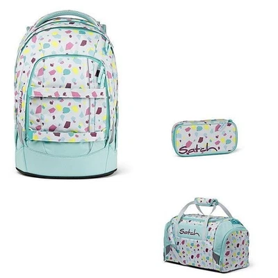 Schulrucksack Set Satch Pack Dreamy Mosaic 3tlg. mit Sporttasche u. Schlamperbox