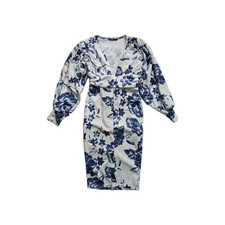 Sexy Stretch Pencil Dress 10 Floral Long Sleeve Party Occasion Evening Cocktail