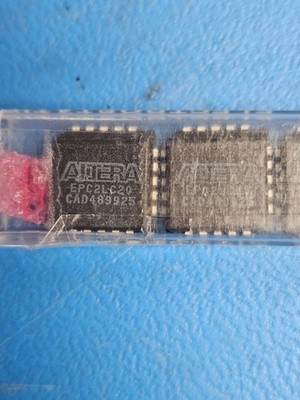 (2 PCS) EPC2LC20 ALTERA IC CONFIG DEVICE 1.6MBIT 20PLCC FLASH MEMORY