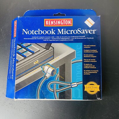 Kensington 64068 MicroSaver Laptop Notebook Keyed Lock Security Cables