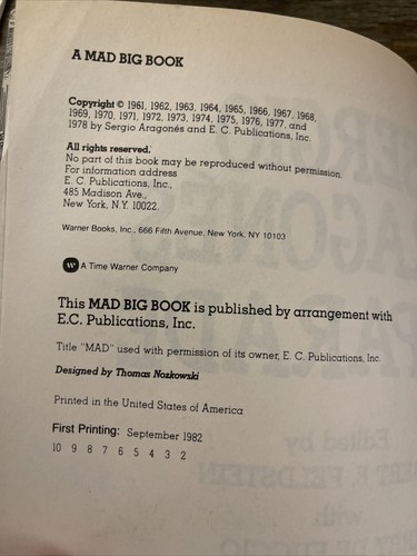 Mad’s Sergio Aragones On Parade - First Edition First Printing - Picture 5 of 6